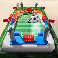 Mini Jeu de Football de Table Sportif, Jeu de Baby-Foot en Plastique pour Deux Joueurs, Jouets de Football d'Intérieur