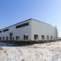 Panneaux sandwich en laine de roche ignifuges et isolants thermiques pour mur extérieur adaptés à l'atelier de Structure en acier léger de haut niveau