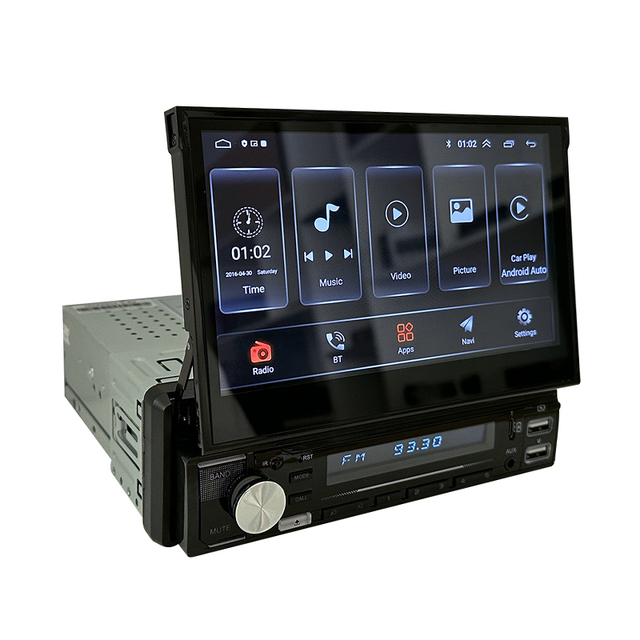 7'' Car Radio Car DVD Player Multimedia Radio Android 10 Carplay Auto WIFI BT Stereo