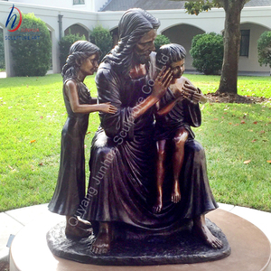 Bronce Santa cristiana familia estatua <span class=keywords><strong>madre</strong></span> Virgen María y el Niño Jesús Señor estatuas - Product Image 3