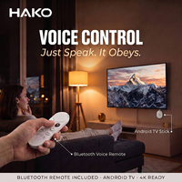 HAKO 3518D2 RK3518 Android 14 Smart Mini TV Stick 2GB RAM 8GB/16GB ROM  2.4G/5G Wifi Dual 6 BT Control Remoto por Voz con Air Mouse