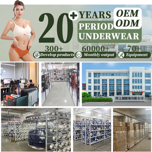 Châu Âu Mỹ thoáng khí vô hình đồ lót Girls 'thong liền mạch ren XL thấp tăng bông đáy quần quần lót màu đen đồ lót - Product Image 6