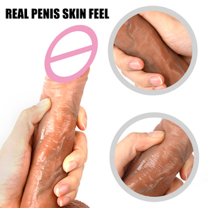 <strong>Wholesale</strong> Wireless Remote Control Telescopic Rotation, Rocking Big Dildo , Blue Veins Big Dildo for Female Masturbation - Product Image 4