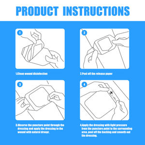 <span class=keywords><strong>2.3</strong></span> "X 2.75" şeffaf Film soyunma sonrası cerrahi duş dövme sonrası bandaj IV kalkan yapıştırıcı yamalar tıbbi bandaj - Product Image 6