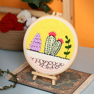 JP Carimbado Floral Bordado Kit DIY Ponto Cruz Carimbo Artesanal Com Padrões Floral Para Iniciante - Product Image 4