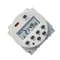 Minuterie programmable numérique LCD 12V CC, tension maximale 24V 110V 5V 230V, courant maximal 16A, pour la maison et le bureau