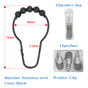 Rustproof Waterproof Heavy Duty Stainless Steel Bathroom <b>Hook</b> for Shower Home Hotel - Product Image 3