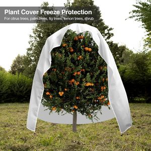 กระถางป้องกันพืชจากความหนาวในฤดูหนาว - ผ้าคลุมกระถางต้นไม้กันน้ำค้างแข็งในฤดูหนาว พร้อมเชือกผูกและซิป - Product Image 6