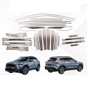 Autocollants <span class=keywords><strong>de</strong></span> décoration <span class=keywords><strong>de</strong></span> carrosserie pour 2020 Corolla Cross avec protection arrière intégrée <span class=keywords><strong>Barre</strong></span> <span class=keywords><strong>de</strong></span> <span class=keywords><strong>seuil</strong></span> d'aile <span class=keywords><strong>de</strong></span> queue externe Pièces modifiées - Product Image 2