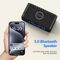Dual Wecker Sound maschine Drahtlose Ladestation 20 Beruhigende Schlaf geräusche 0-100% Dimmer für IPhone/Samsung für Office