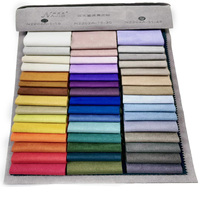 Tissu en suède enduit durable pour canapé, chaise, mobilier et décoration intérieure