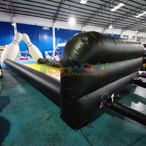 Juego de bolos humano inflable de calidad comercial para exteriores, para eventos y fiestas, juegos hinchables - Product Image 5