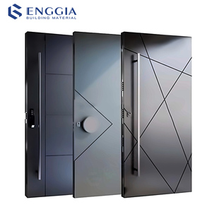 <span class=keywords><strong>Puerta</strong></span> Exterior Americana Negra con Rotura de Puente Térmico, Antirrobo, Aislante, <span class=keywords><strong>Puerta</strong></span> Principal Pivotante Exterior - Product Image 3