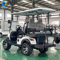 Voiturette de golf et buggy électrique Robetaa 4 places 72V avec batterie au lithium, certification CE, vitesse de 30-50 km/h