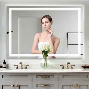 Miroir intelligent LED pour salle de bain, miroir mural pour le maquillage avec éclairage - Product Image 2