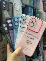 Funda para Tecno Spark 50 Pro/Spark 50/Pova 7, TPU Suave, Protección Antigolpes, Agradable al Tacto, Transparente, Antideslizante