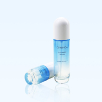 Flacon de luxe en verre dépoli de 30 ml 50 g avec pompe à lotion, compte-gouttes et pulvérisateur, pour emballage cosmétique, pot de crème pour le visage avec couvercles