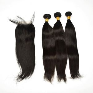 Sin procesar sedoso recto cabello humano <span class=keywords><strong>100</strong></span> por ciento de la india - Product Image 4