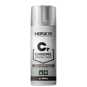 HOSEN Chromium Galvanized <b>Spray</b> <b>Paint</b> <b>Chrome</b> Planting Aerosol <b>Spray</b> <b>Paint</b> for Topcoat Color Replenishment - Product Image 3