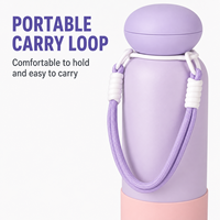 Bouteille d'eau isotherme en acier inoxydable de 25 oz avec boucle de transport et couvercle anti-fuite pour les sports de plein air (vente en gros)