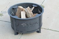 Brasero en métal de 36 pouces pour brûler du bois, vente chaude en plein air, États-Unis
