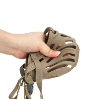 Muselière pour chiens de compagnie pour chiens de petite, moyenne et grande taille, masque respirant réglable pour chien, empêche les aboiements, panier anti-morsure, muselière pour chien