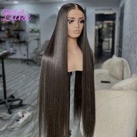 Peluca de Cabello Humano Liso Natural Vietnamita al por Mayor, Proveedor de Cabello Humano, Peluca Frontal de Encaje HD 13x4 Pre-Pluck, Peluca de Cabello Natural para Mujeres Negras