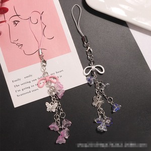 Mengda nuovo ciondolo a Bellflower traforato portachiavi accessorio creativo farfalla in metallo accessorio Cover per cuffie - Product Image 2