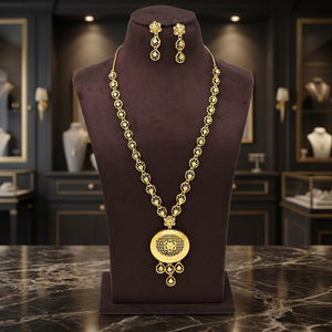 Vente en gros de parures de bijoux de mariée en or micronisé 14K18K24K de style Dubaï, parures de bijoux de style turc traditionnel, colliers tendance - Product Image 5