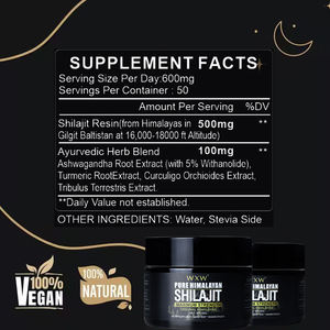 100% Résine de Shilajit naturelle Boisson énergétique Shilajit de l'Himalaya pur Résine de marque privée Boisson énergétique Shilajit - Product Image 5