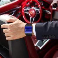 Montre à quartz pour homme Poedagar 857, design futuriste élégant et tendance, boîtier en alliage étanche, bracelet en acier inoxydable.