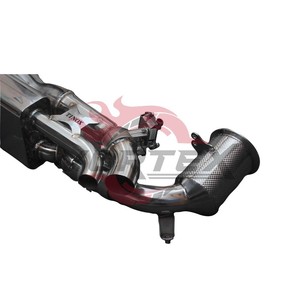 Vortex Polished Stainless Steel Valved Catback <b>Exhaust</b> For Porsche 911 992 Carrera 3.0T 2019-2025 Twin Turbo Muffler - Product Image 4