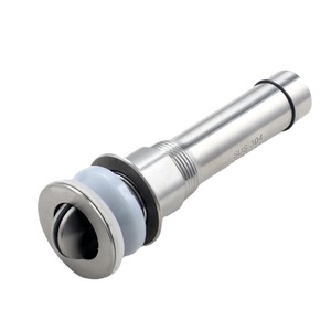 Juego de desagües de acero inoxidable, 80 mm de diámetro exterior, rosca abatible, anticorrosión, para lavabos - Product Image 4