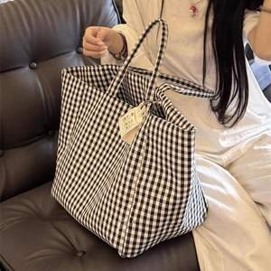 Nouveau sac à bandoulière en toile réversible grande capacité, léger, pour les sorties, le shopping, sac fourre-tout pour maman - Product Image 5