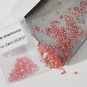 Bán Buôn 1.3Mm-4.3Mm Màu Hồng Màu Vòng Phòng Thí Nghiệm Grown Kim Cương Hpht VVS-VS Lỏng Phòng Thí Nghiệm Tạo Ra Màu Hồng Kim Cương Cho Đồ Trang Sức Làm - Product Image 3