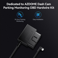 Kit de charge filaire AZDOME Super Mini OBD avec ports Type-C pour caméra embarquée BMW - Adaptateur d'alimentation 24 heures