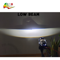 Nouvelle lentille de projecteur LED de haute qualité 3,0 pouces 12V 65W 6500K pour phare de voiture/moto, faisceau haut/bas