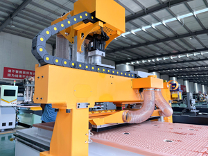 Roulement de moteur de routeur CNC haute efficacité KIN-NC12 pour la production de contreplaqué, machine industrielle de découpe et de fraisage du bois à commande PLC - Product Image 2