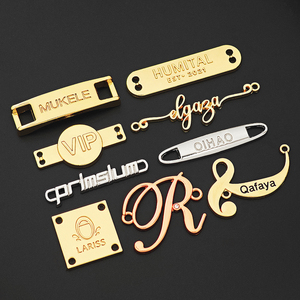 <span class=keywords><strong>Hot</strong></span> bán tùy chỉnh thương hiệu logo thời trang túi xách may mặc quần áo jeans vá kim loại tag nhãn cho Malaysia - Product Image 3