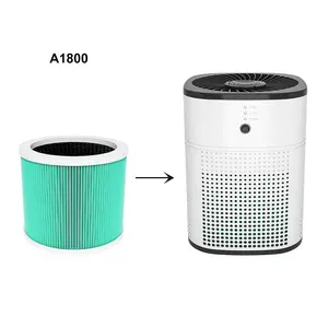 OEM/ODM Smart Air Purifier for Home, Bedroom, with True HEPA Air Filter for Allergens, Pets, Smoke, Quiet Air Cleaner