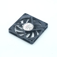 Ventilateur de refroidissement DC sans balais ultra-plat 80x80x10mm 8010 5V 12V 24V CE UL silencieux à haut débit d'air