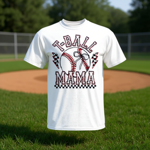Camiseta para mujer T Ball Mama, regalo para el día de la madre, tema de béisbol - Product Image 3