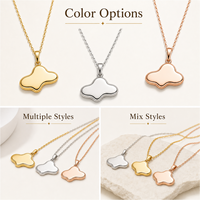 Collier pendentif nuage doré en acier inoxydable avec chaîne à maillons, bijoux tendance pour femmes