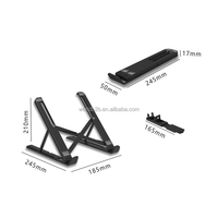 Support de refroidissement 2-en-1 réglable pour ordinateur portable, téléphone portable et tablette, en ABS et silicone, moulé sur mesure, prix usine XOWO