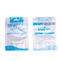 Sac à fermeture éclair en film plastique imprimé, câble de données USB, chargeur de téléphone, sac à fermeture éclair en plastique recyclable pour accessoires 3C avec trou de suspension