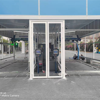 Machine de lavage de voitures électrique automatique sans contact de haute qualité - Système de lavage de voitures commercial sans brosse et sans danger pour la peinture, idéal pour les stations-service