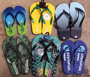 LX-033 2021 số lượng lớn instock Bán buôn giá rẻ bãi biển Flip Flop thiết kế với in hoa kỹ thuật số Eva Mùa Hè phụ nữ & người đàn ông dép - Product Image 5