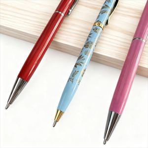 Persol Promotional Pattern Luxury Metal Ballpoint <b>Pen</b> Custom Logo Slim Design Black/Blue Ink 14cm Corporate Events Advertising - Product Image 4