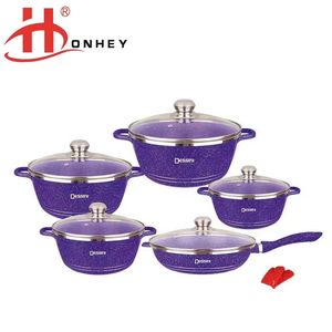 طقم أواني طهي بطبقة رخامية غير لاصقة من Dessini 10-أدوات مطبخ - Product Image 6