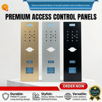 Étiquettes graphiques de panneau frontal en acrylique PMMA OEM avec finition vernie pour équipement de maison intelligente INTERFACE INDUSTRIELLE PREMIUM